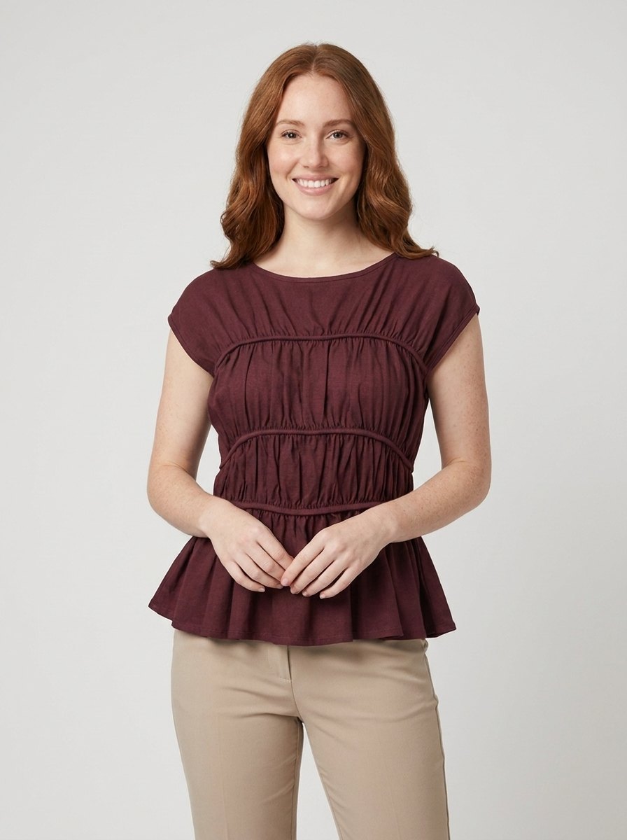 Dashi | Peplum Top