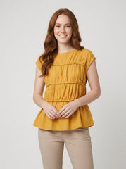 Dashi | Peplum Top