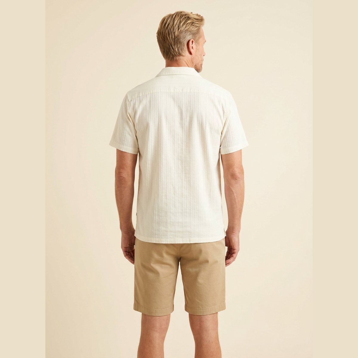 Daxon Shirt | Organic Cotton, Embroidered Stripe