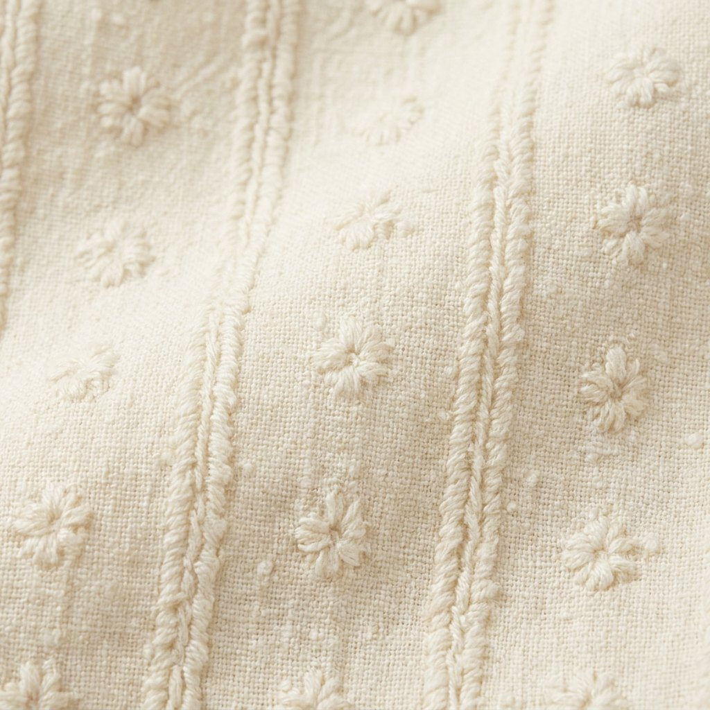 Daxon Shirt | Organic Cotton, Embroidered Stripe
