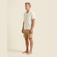 Daxon Shirt | Organic Cotton, Embroidered Stripe