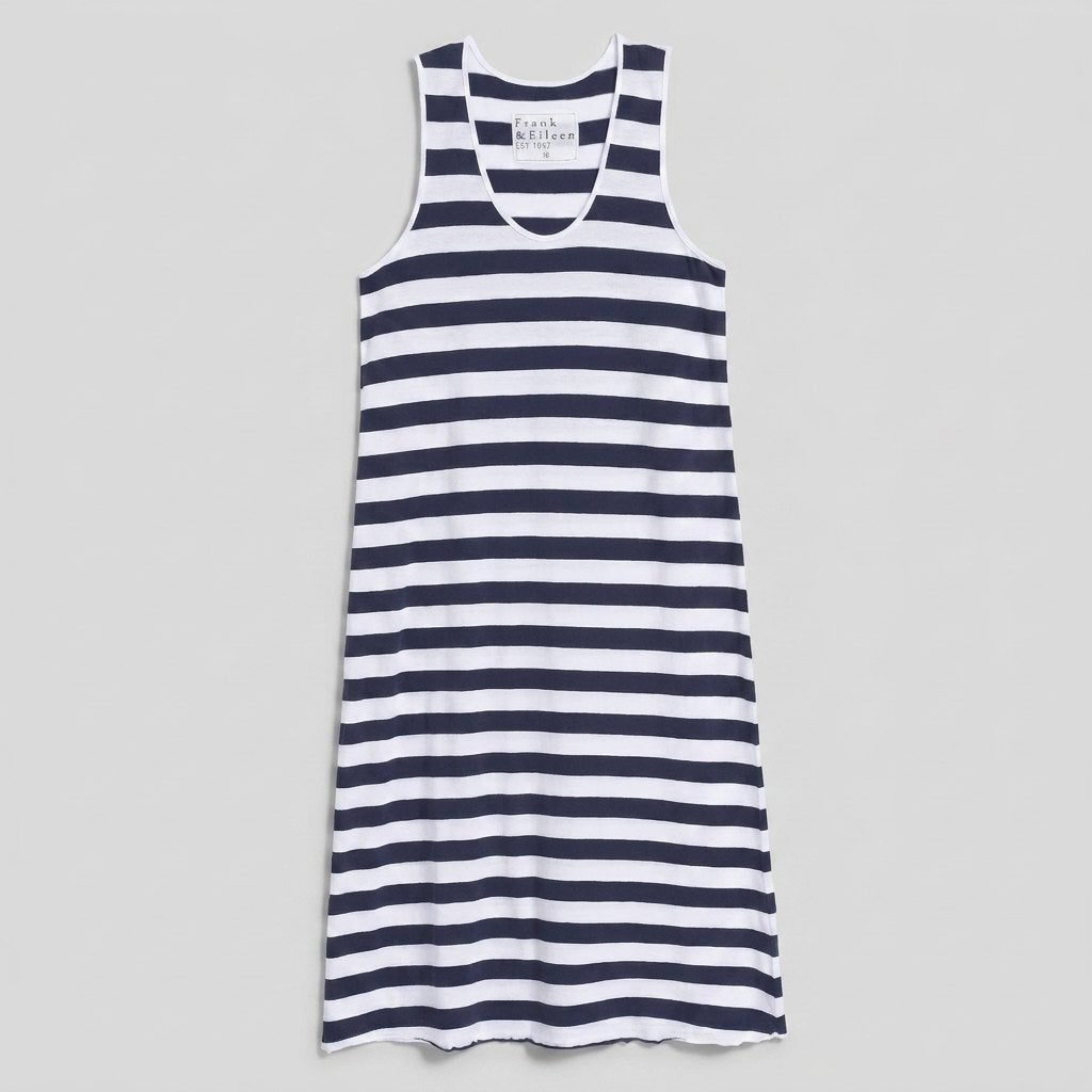Dewey | Maxi Dress Nautical Stripe, Jersey Fabric for Summer