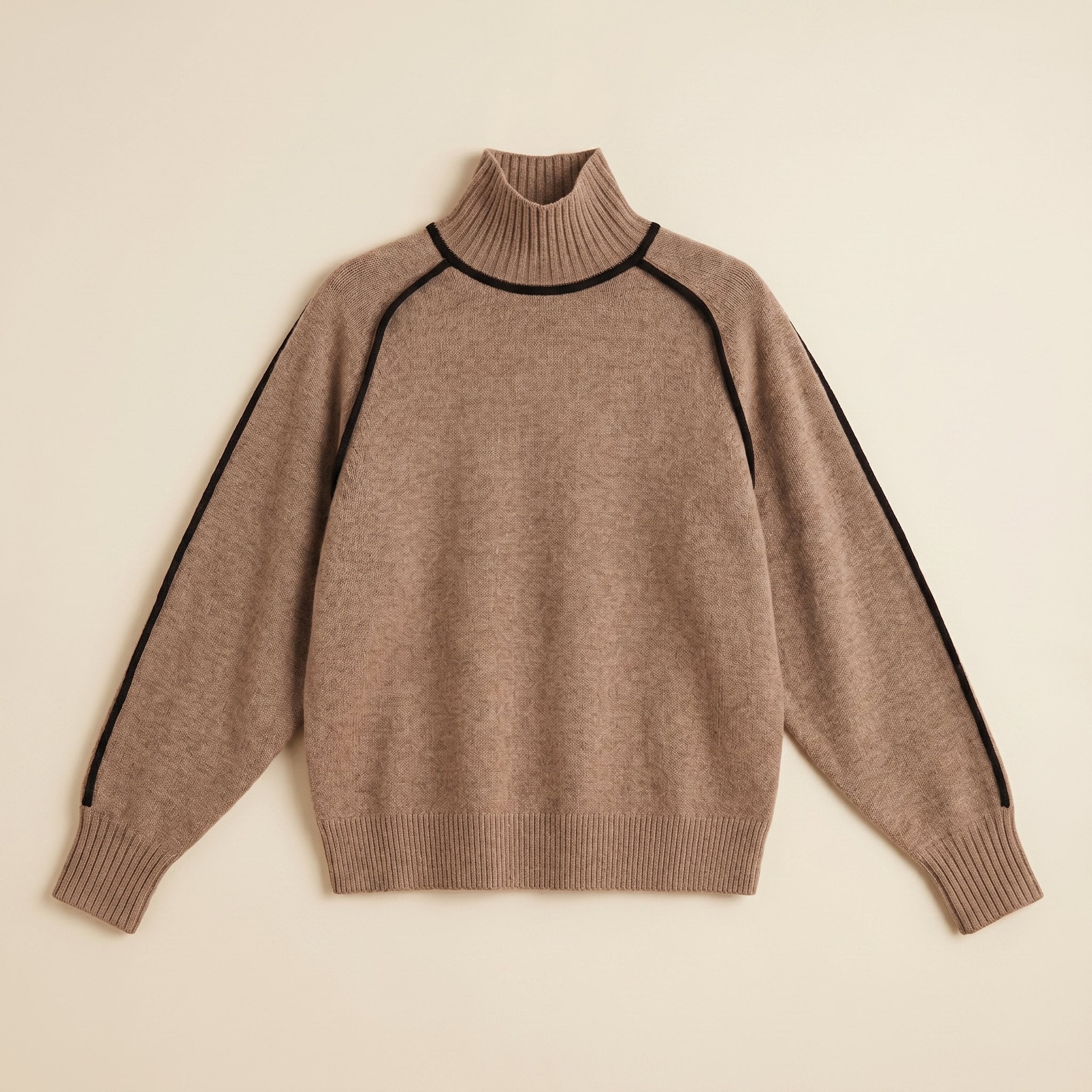 Dora | Stylish striped turtleneck sweater