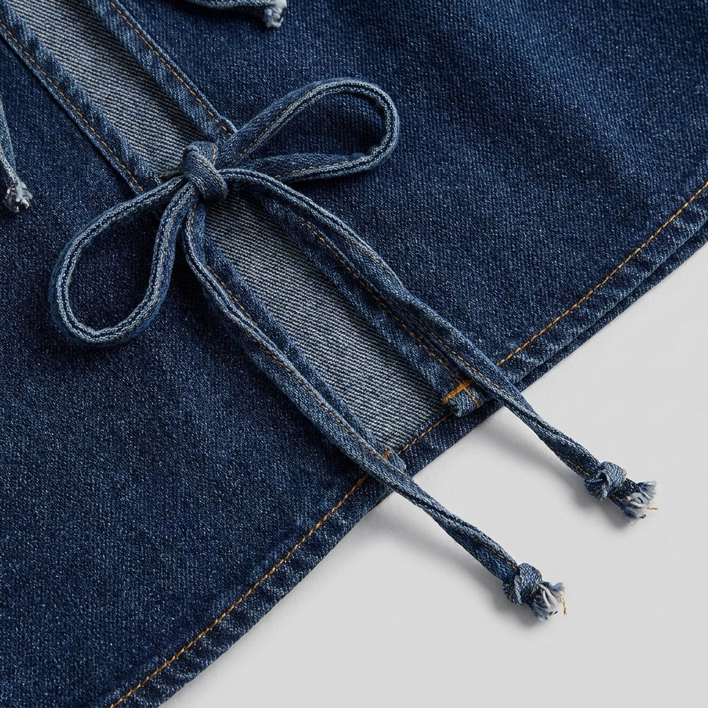 Doretta | Denim Tie Set