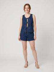 Doretta | Denim Tie Set