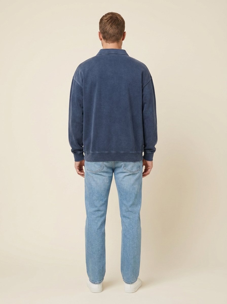 Edgar | Long Sleeve Polo Shirt