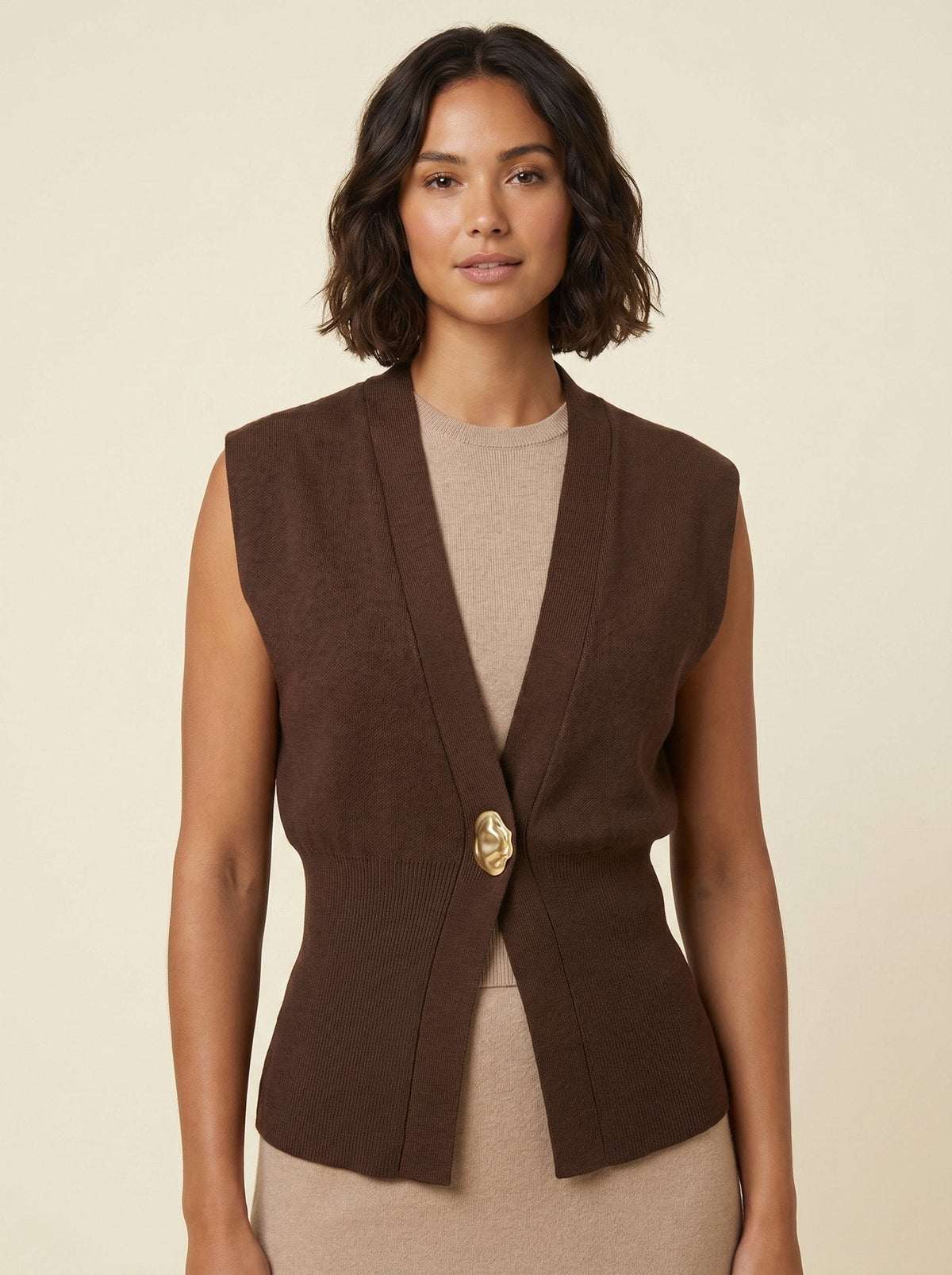 Elsa | Knit Top Gilet