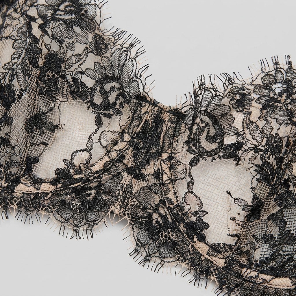 Elysia Balconette Bra | Sheer Lace, Underwire Design