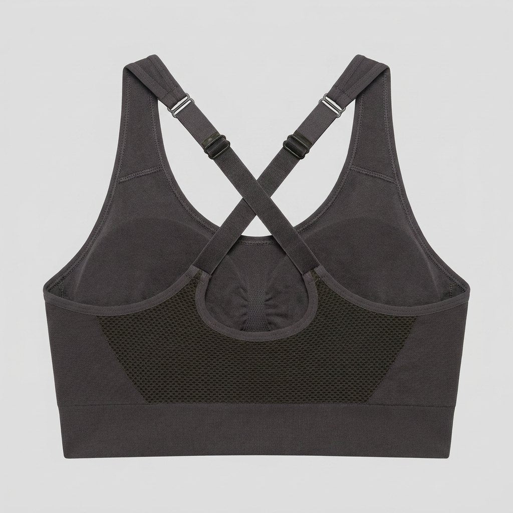 Elysia Sports Bra | Breathable, Adjustable Straps, Front Zipper