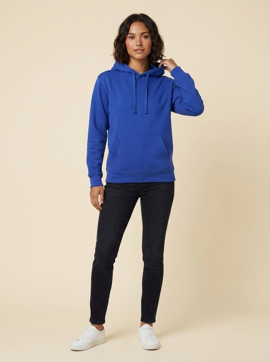 Elysian Basic Hoodie | Unisex Soft Polyester, Classic Pullover Style