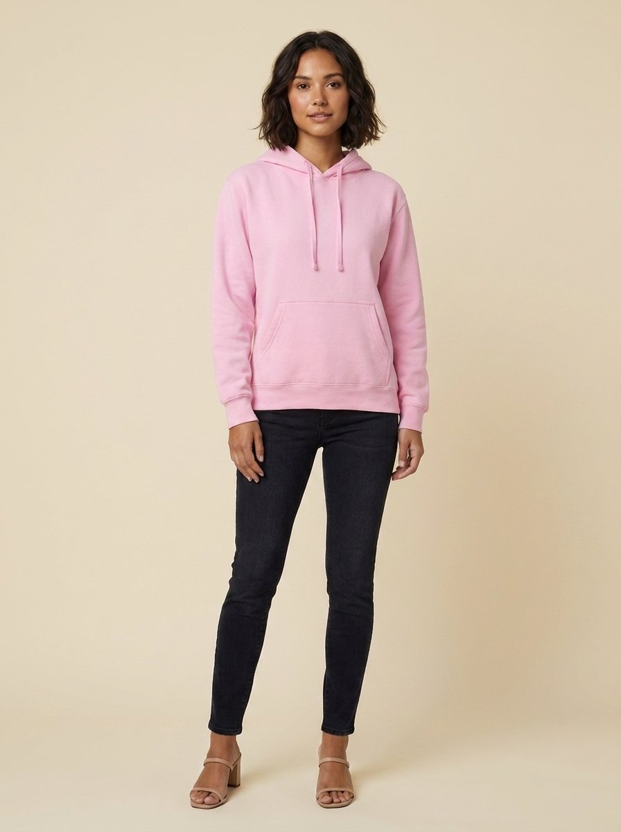 Elysian Basic Hoodie | Unisex Soft Polyester, Classic Pullover Style