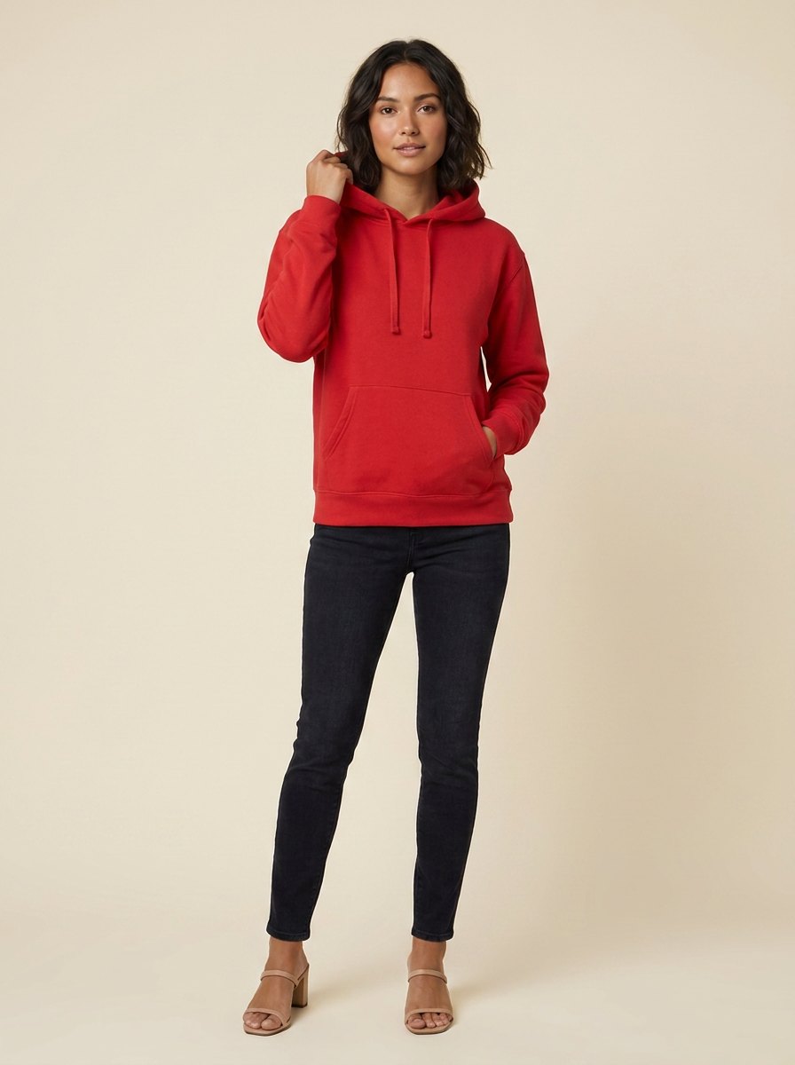 Elysian Basic Hoodie | Unisex Soft Polyester, Classic Pullover Style