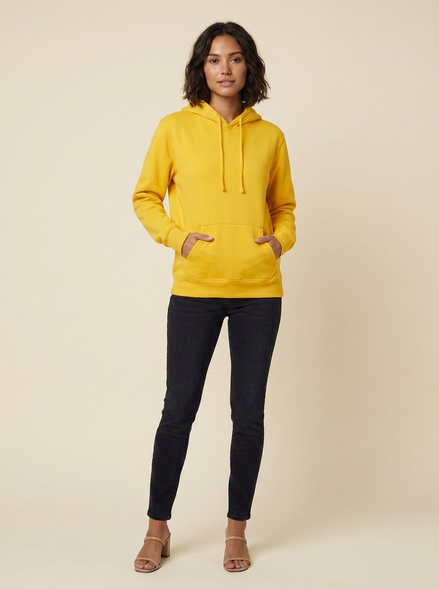 Elysian Basic Hoodie | Unisex Soft Polyester, Classic Pullover Style