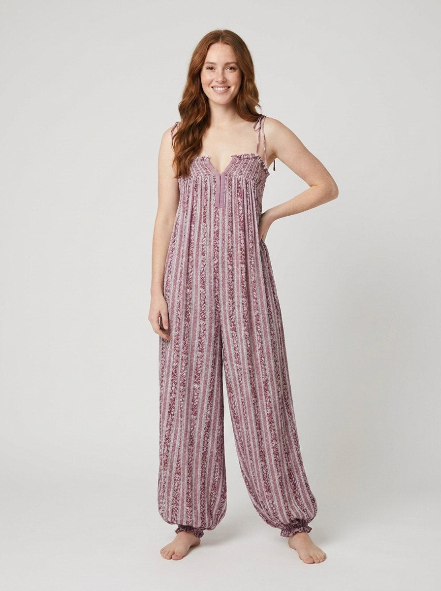 Elysian Boho Jumpsuit Women | Lightweight, Relaxed Fit, Wide-Leg Silhouette