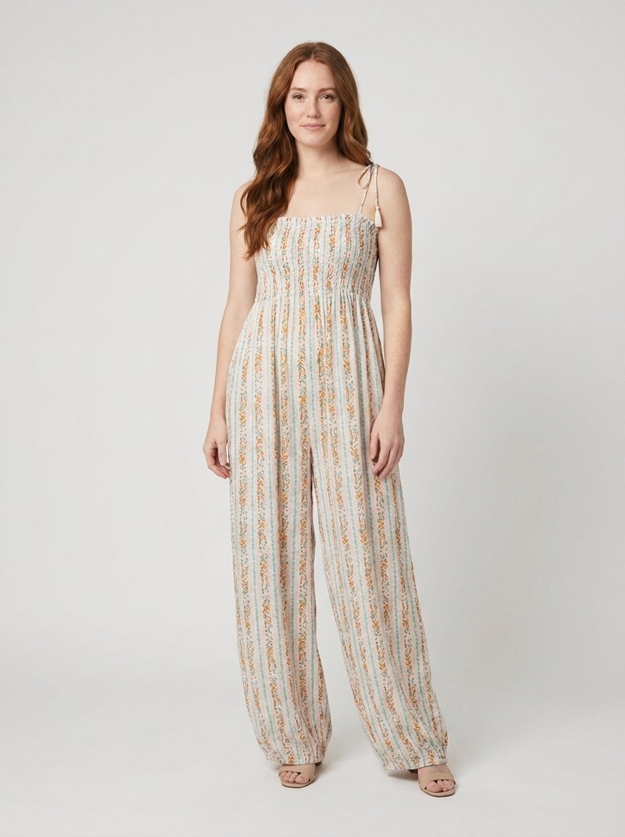 Elysian Boho Jumpsuit Women | Lightweight, Relaxed Fit, Wide-Leg Silhouette