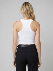 Elysian | Crop Tank Top Ribbed, Medium Stretch
