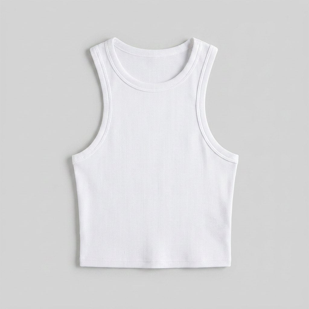 Elysian | Crop Tank Top Ribbed, Medium Stretch