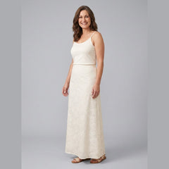 Elysian | Floral Maxi Skirt Cotton, Fully Lined
