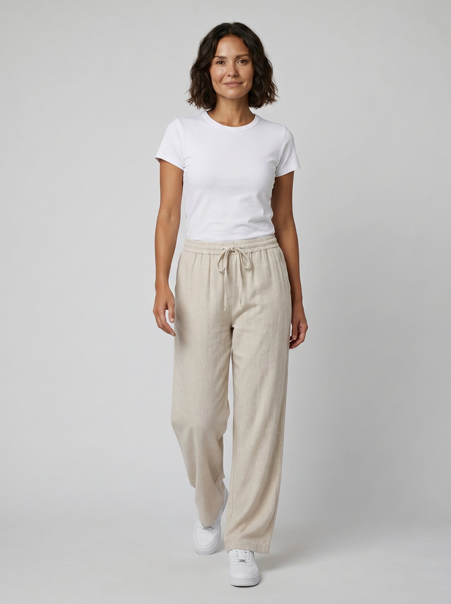 Elysian Pants | Linen-Blend, Relaxed Fit, Adjustable Drawstring