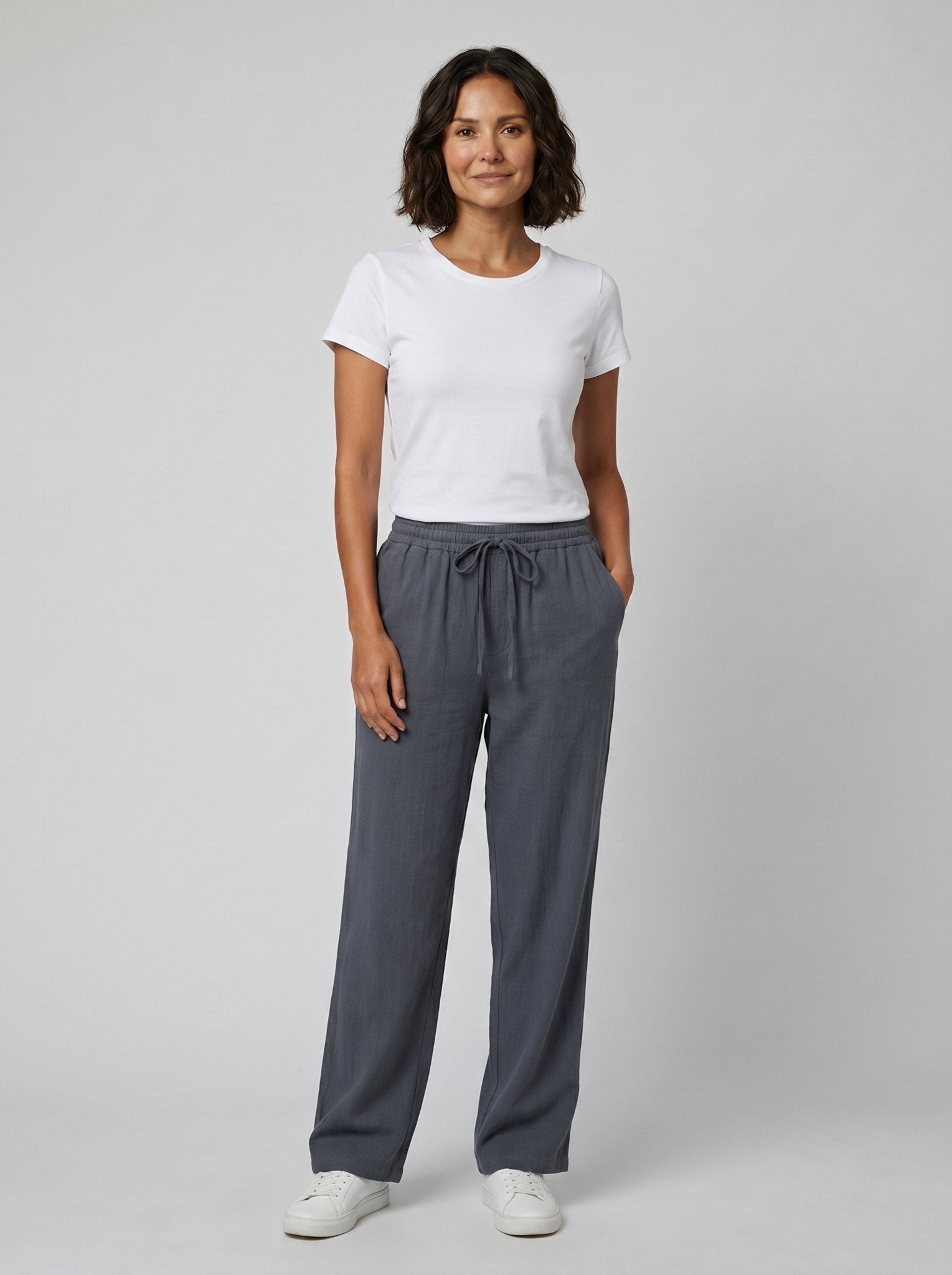Elysian Pants | Linen-Blend, Relaxed Fit, Adjustable Drawstring