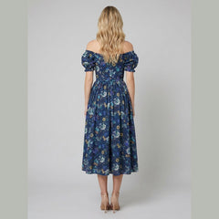 Elysian | Tapestry Dress Cotton, Tea-Length Summer Dress for Women