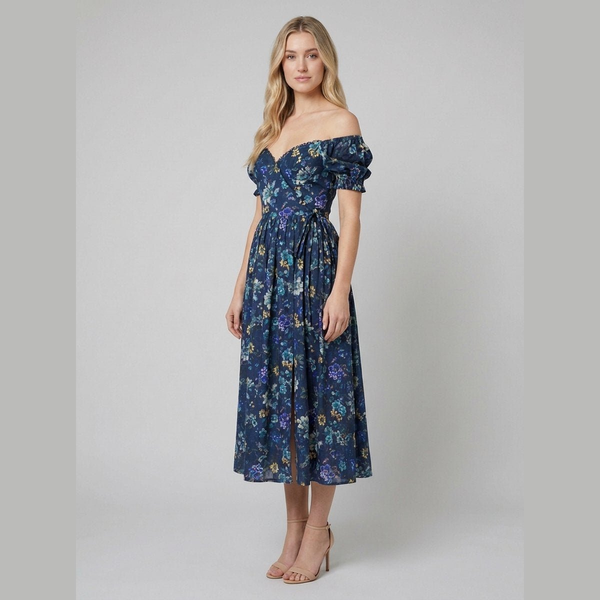 Elysian | Tapestry Dress Cotton, Tea-Length Summer Dress for Women