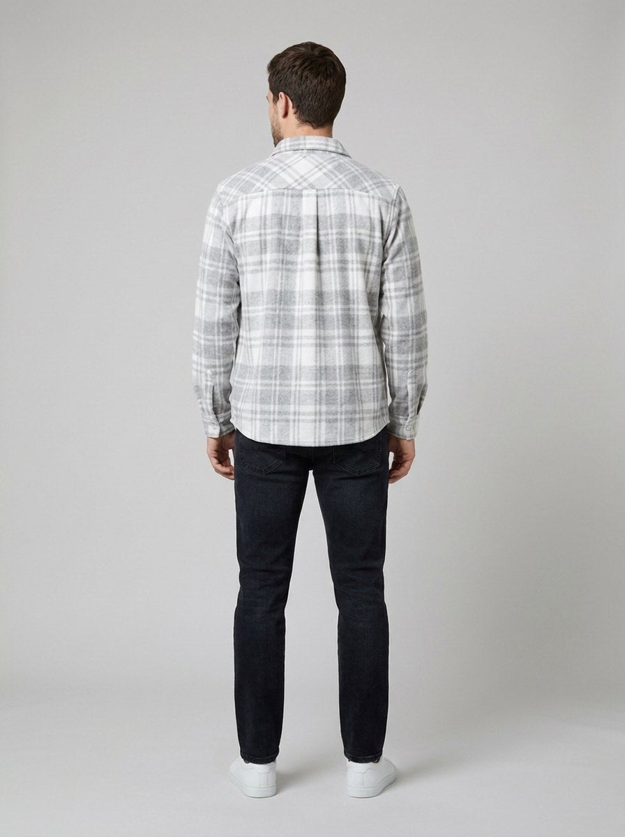 Elysian Winter Shirt | Long-Sleeve, Check Pattern