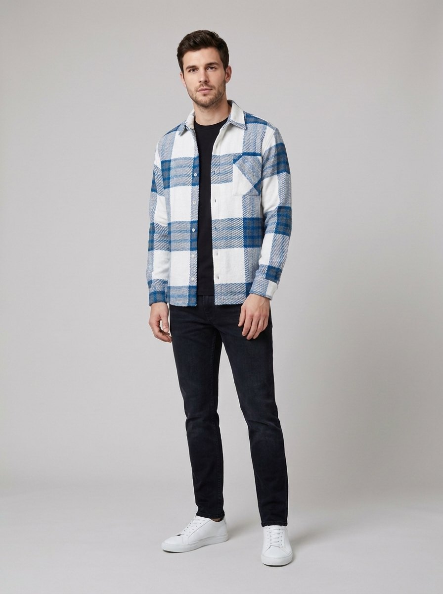 Elysian Winter Shirt | Long-Sleeve, Check Pattern