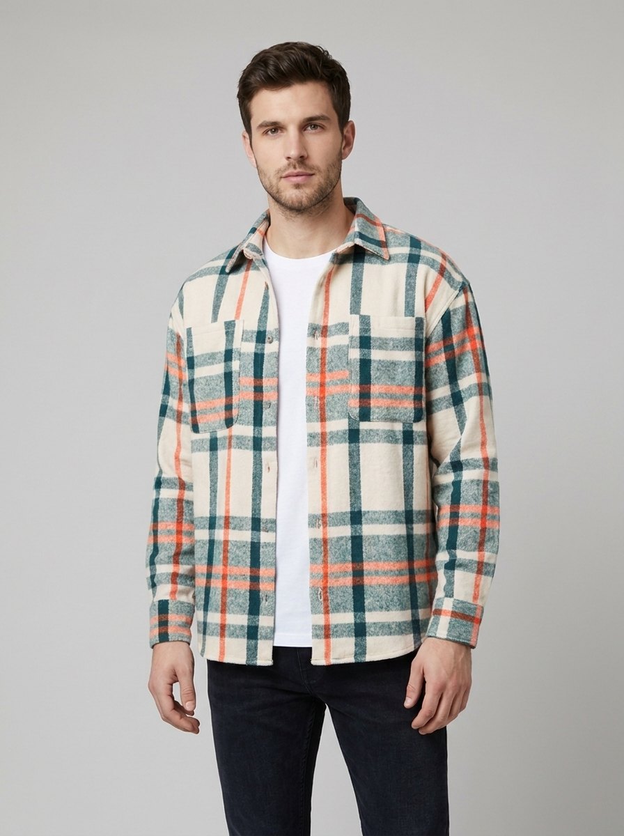 Elysian Winter Shirt | Long-Sleeve, Check Pattern