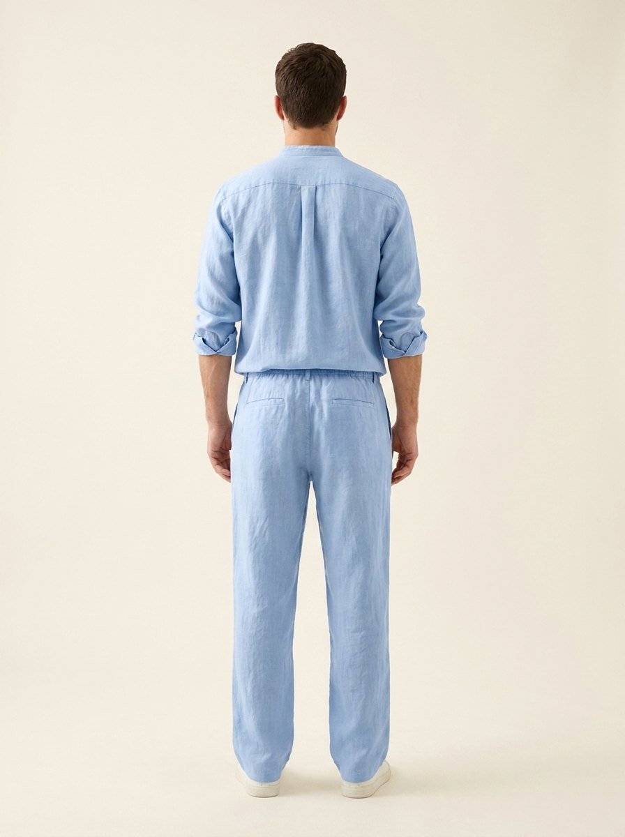 Ethan | Linen Set Breathable Button-Up Shirt and Relaxed Fit Pants