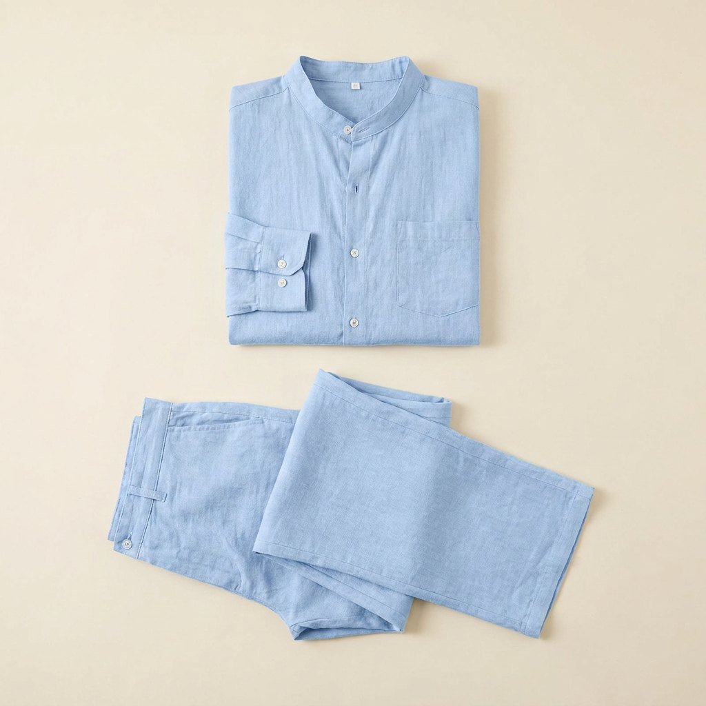 Ethan | Linen Set Breathable Button-Up Shirt and Relaxed Fit Pants