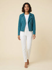 Faux Luxe Moto Jacket | Tailored Fit, Versatile Style