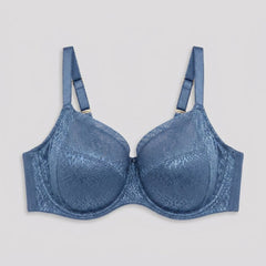 Felicity Full Cup Bra | Side Support, Evening Blue, Adjustable Straps