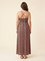 Fiora | Maxi Dress Floral Print, V Neck Summer Wedding Guest Dress