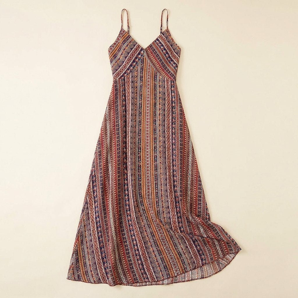 Fiora | Maxi Dress Floral Print, V Neck Summer Wedding Guest Dress