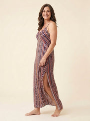 Fiora | Maxi Dress Floral Print, V Neck Summer Wedding Guest Dress