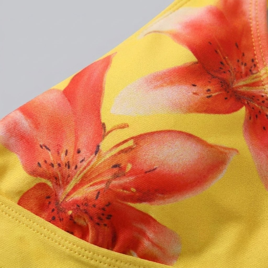 Fleur | Bikini Set Floral Print, V Neck