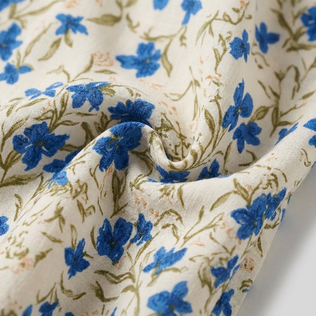Fleur | Maxi Dress Floral Print, Irregular Hem, Rayon