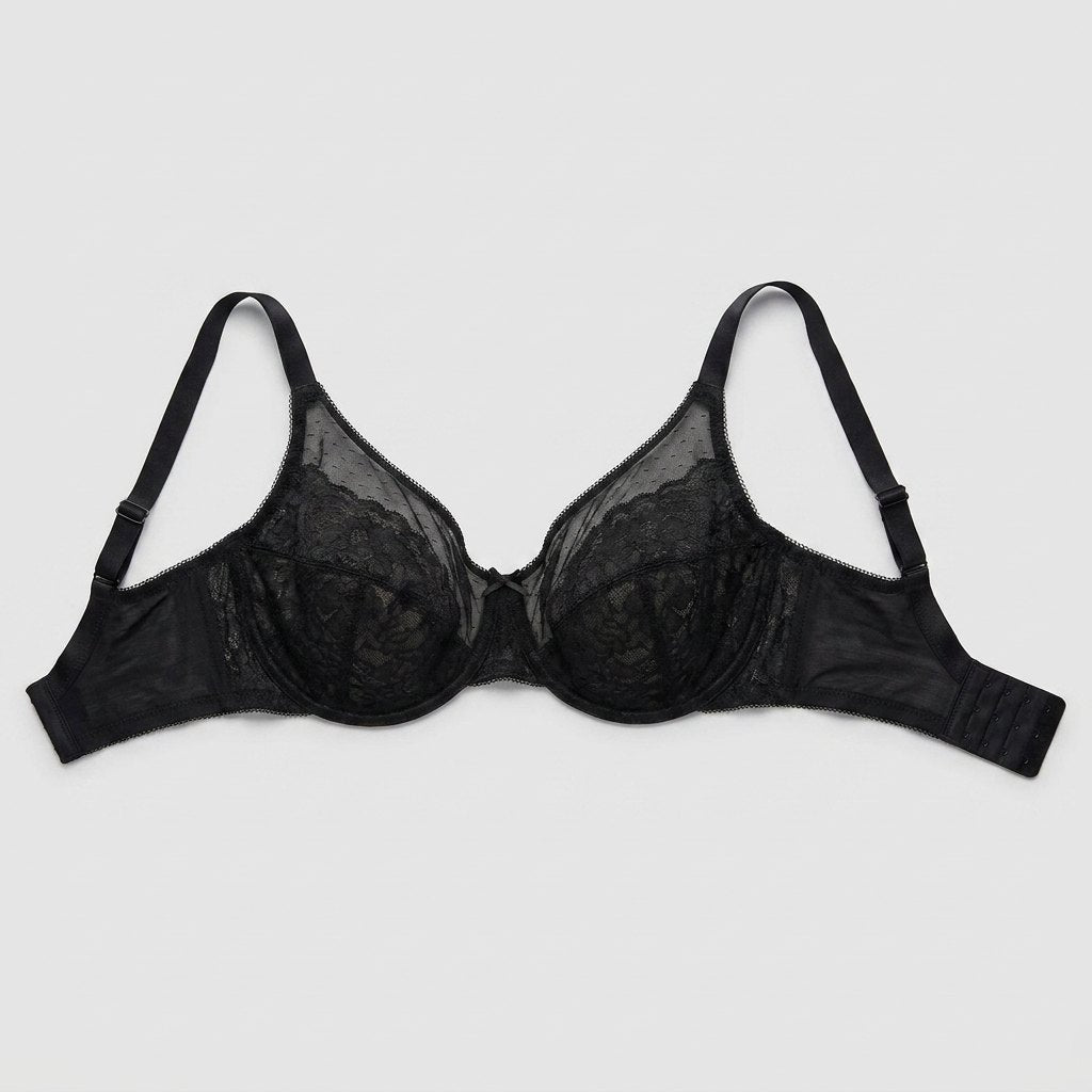Fleur | Minimizer Bra Full Coverage Lace Design, Comfortable Fit