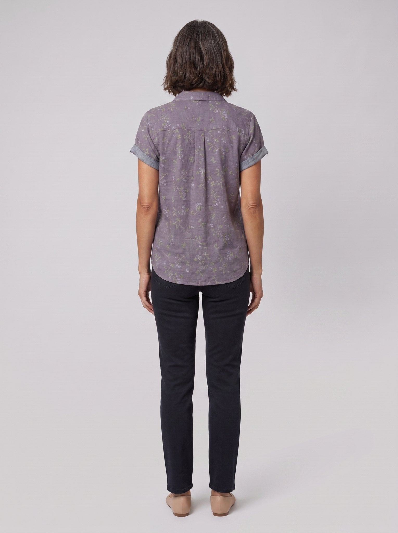 Fleur | Vintage Blouse Floral Print, Lightweight Summer Top for Women