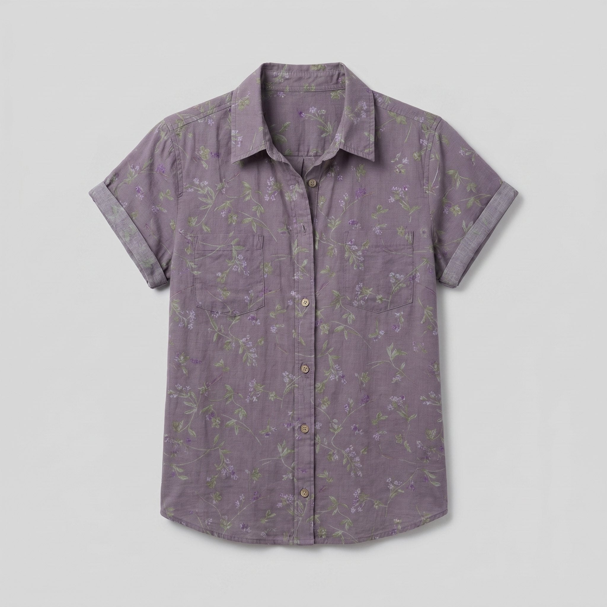Fleur | Vintage Blouse Floral Print, Lightweight Summer Top for Women