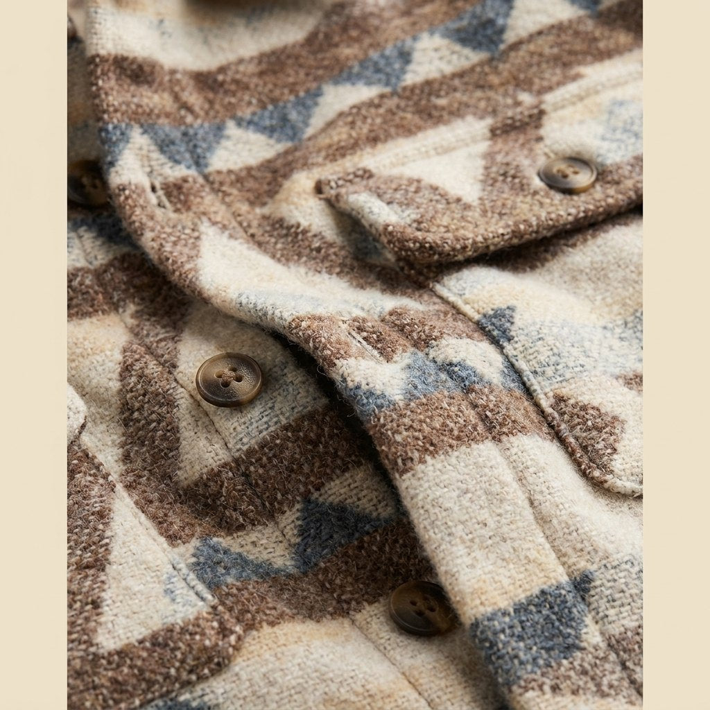 Gian | Aztec wool-blend jacket
