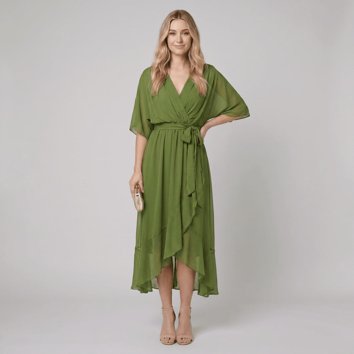 Ginevra | Long Elegant Dress with Feminine Neckline