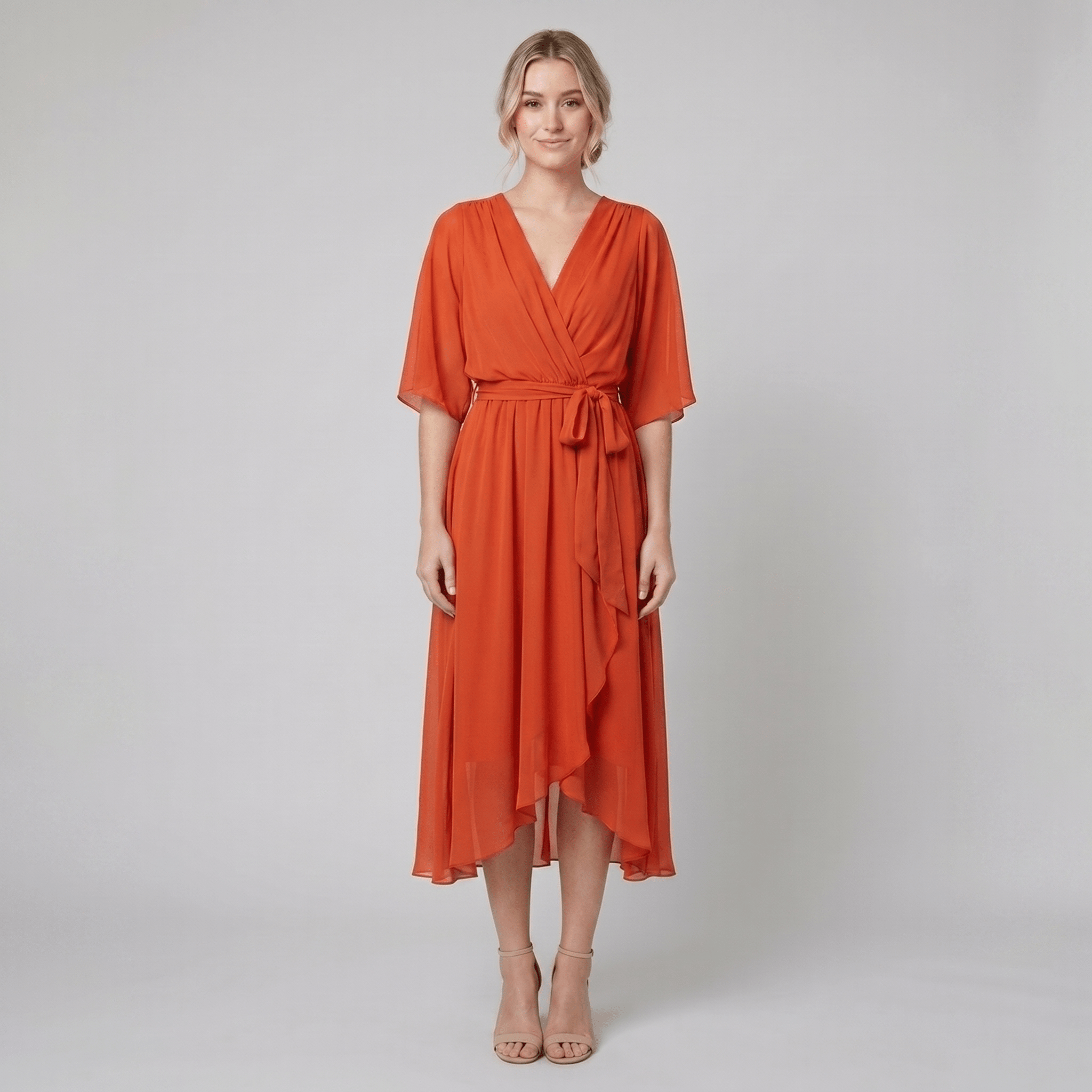 Ginevra | Long Elegant Dress with Feminine Neckline