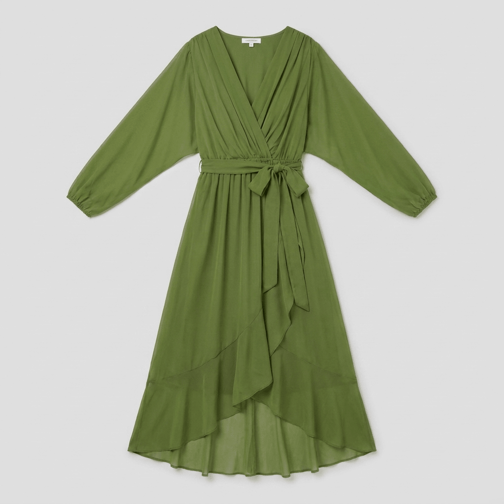 Ginevra | Long Elegant Dress with Feminine Neckline