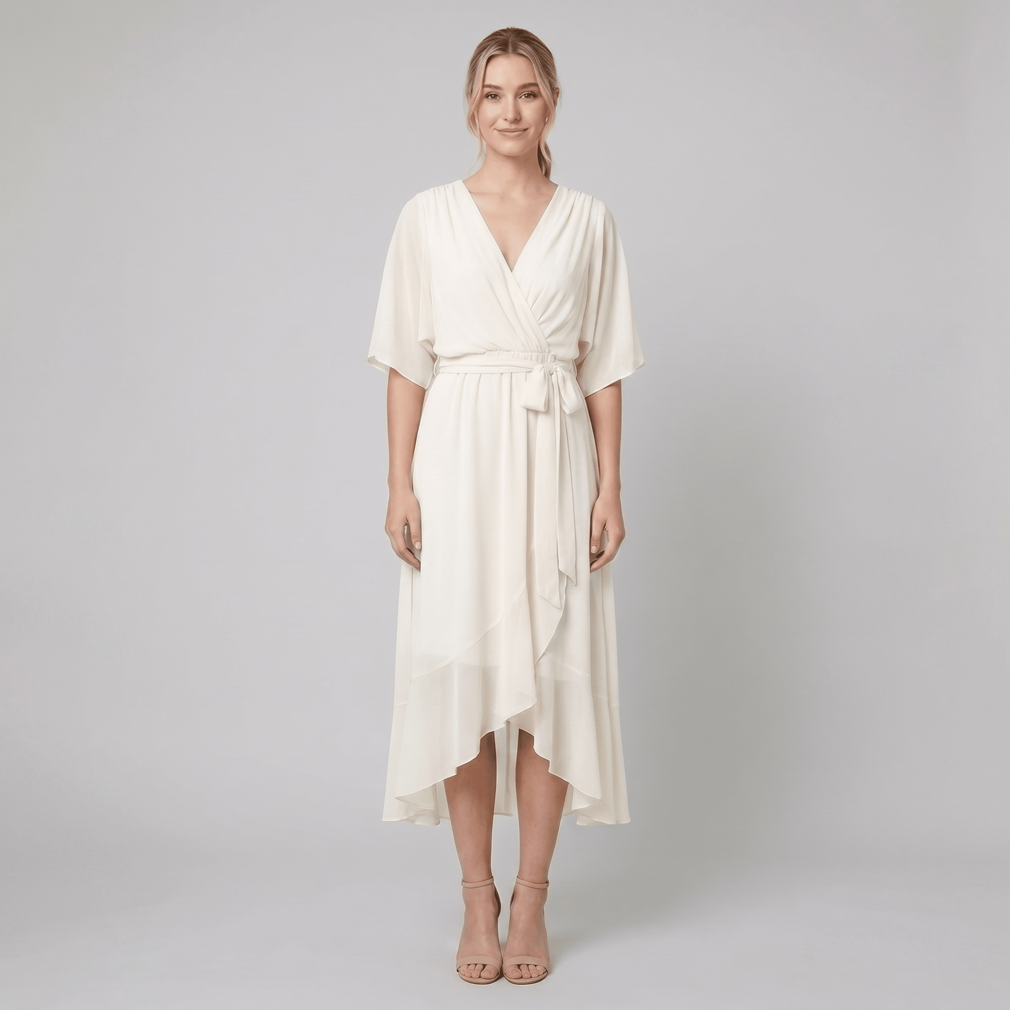 Ginevra | Long Elegant Dress with Feminine Neckline