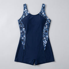Glimmer One-Piece Swimsuit | Geometric Inserts, Comfortable Fabric