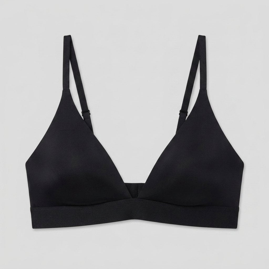 Glimmer Triangle Bralette | Wireless, Ultra-Luxe Belgian Stretch Nylon