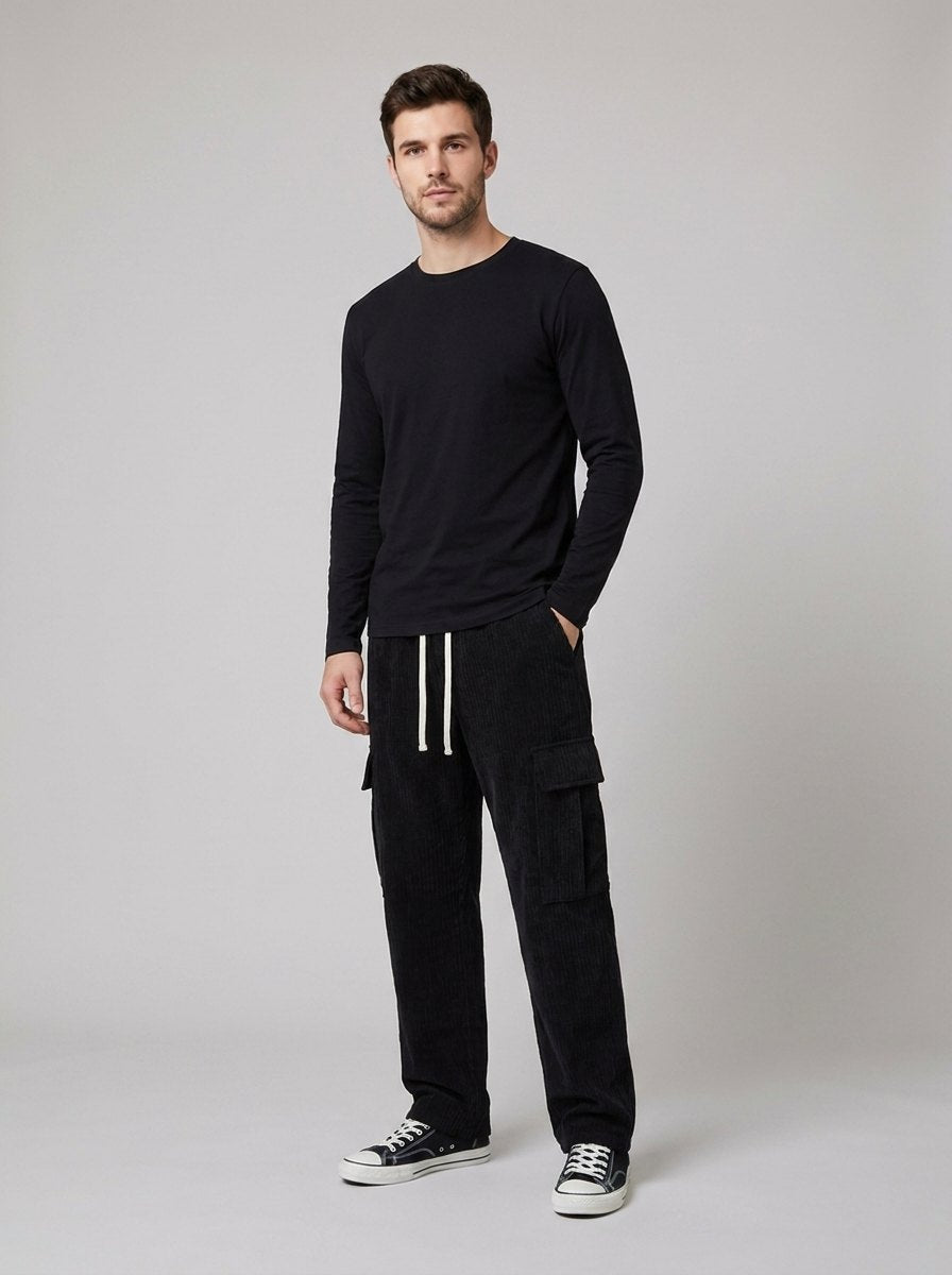 Harper | Straight Leg Corduroy Pants