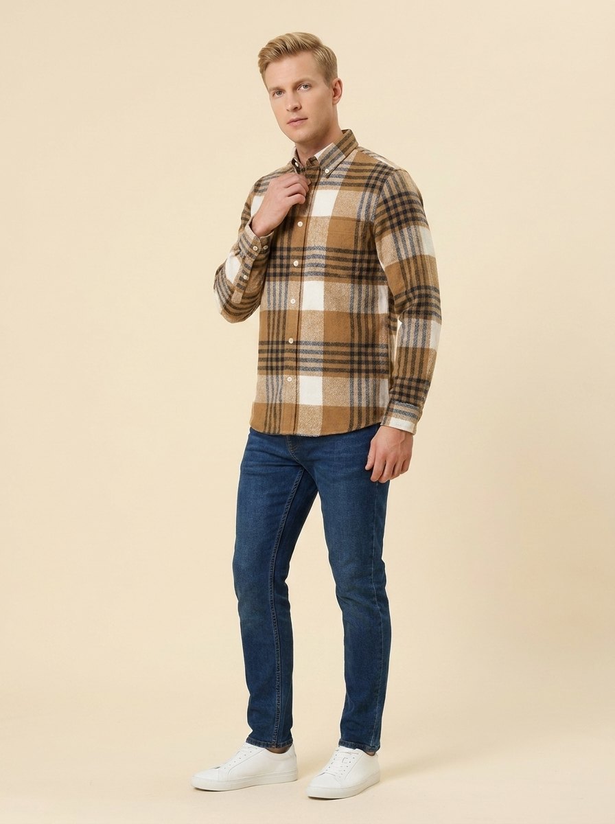 Harrison | Plaid Cotton Shirt